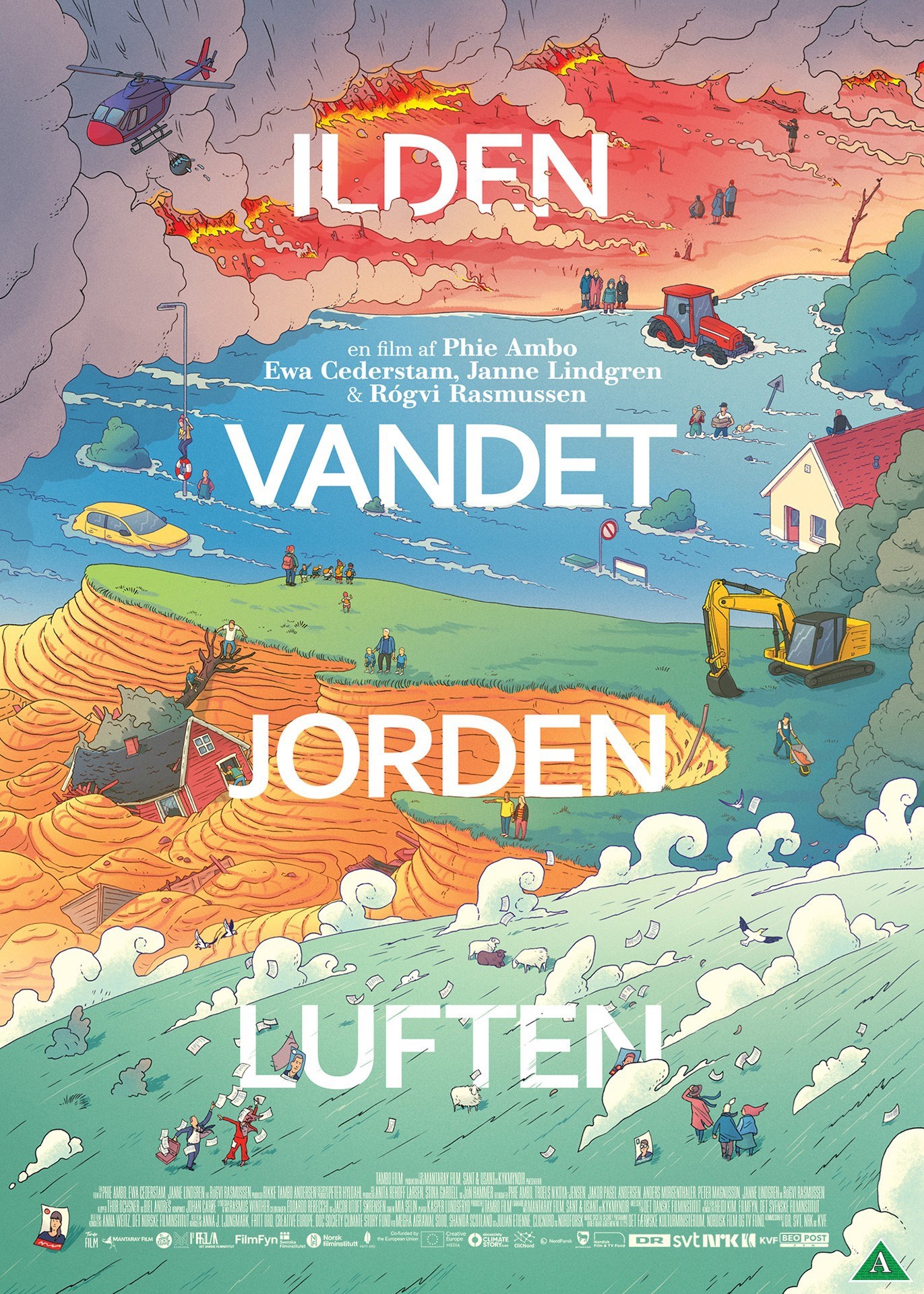 Ilden, Vandet, Jorden, Luften