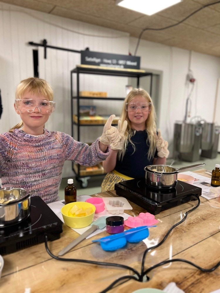 Sæbe kursus for store og små