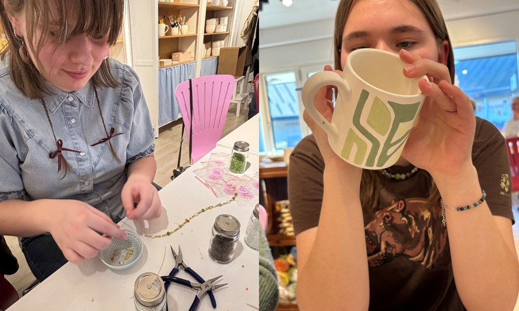 Kom og mal på keramik eller lav dit eget smykke