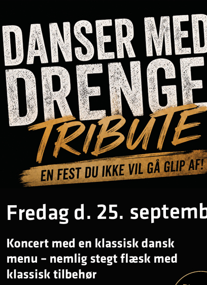 Danse med Drenge Tribute koncert + stegt flæsk med klassisk tilbehør