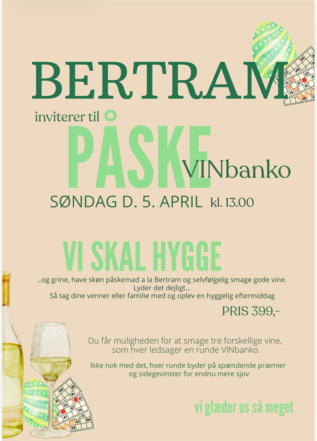 Påske Vinbanko