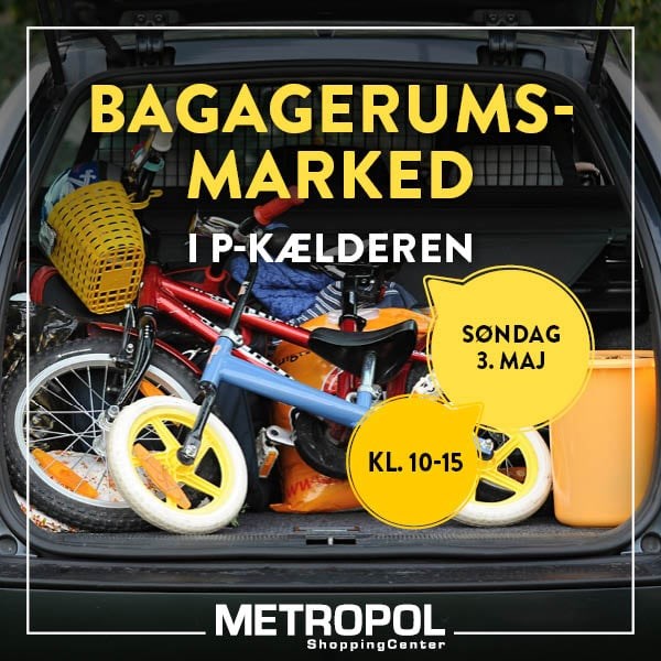 Bagagerumsmarked i p-kælderen
