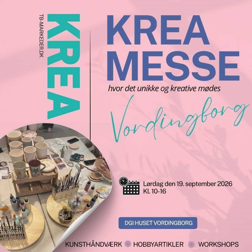 Vordingborg KREA-messe 19. september 2026