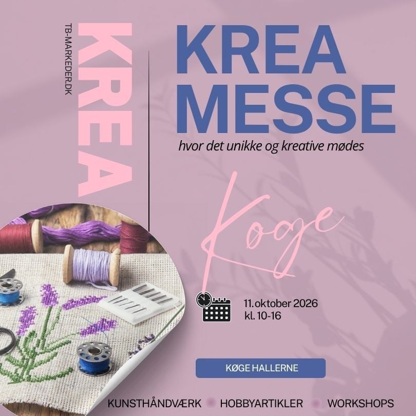 Køge KREA-messe 11. oktober 2026