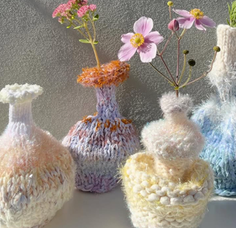 Strik en vase med Tine Rosa Ebdrup