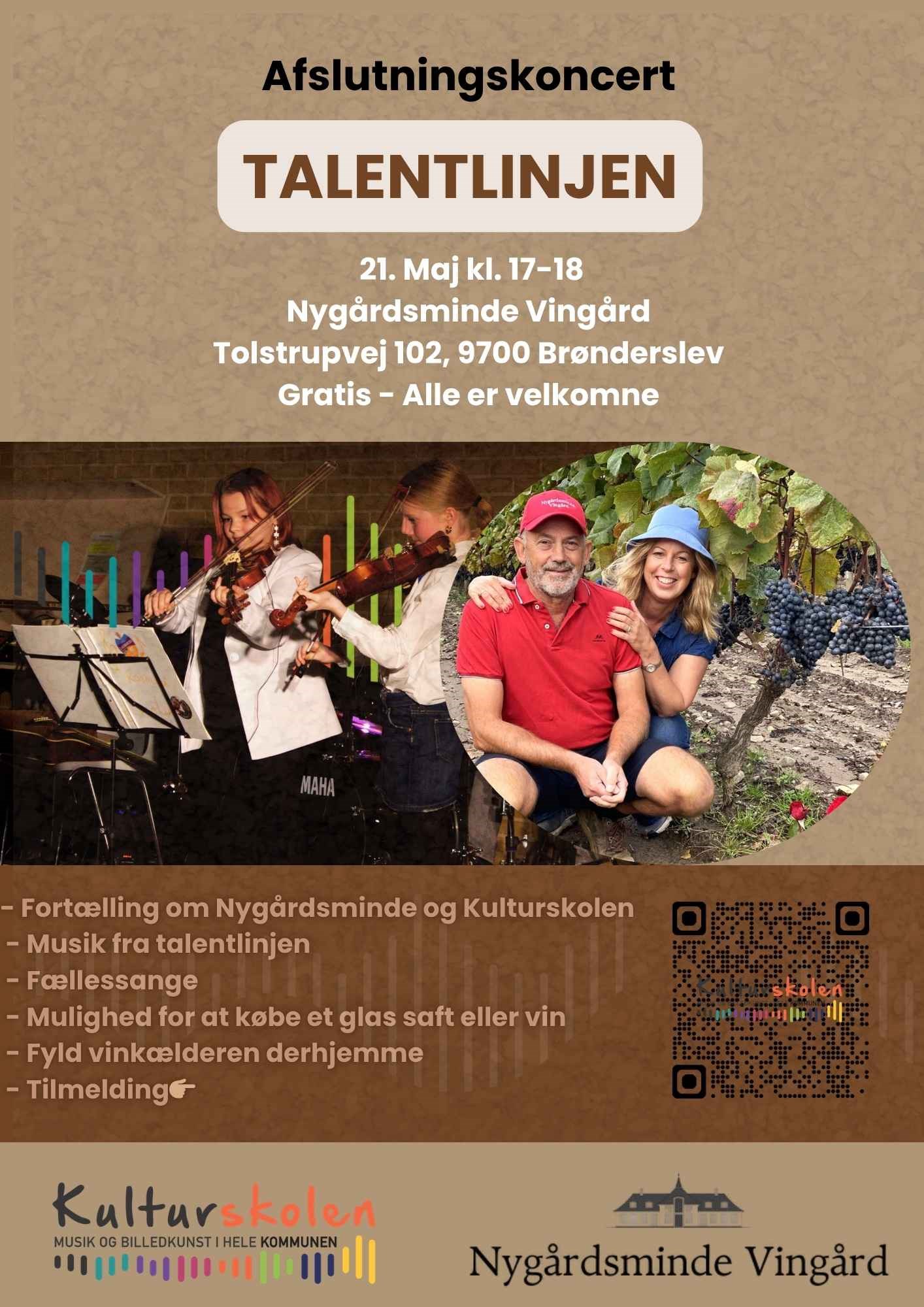 Koncert med talentelever fra Kulturskolen