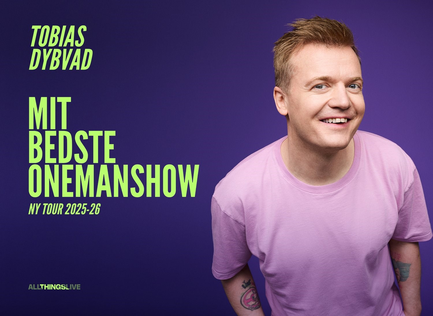Tobias Dybvad leverer sit BEDSTE onemanshow!