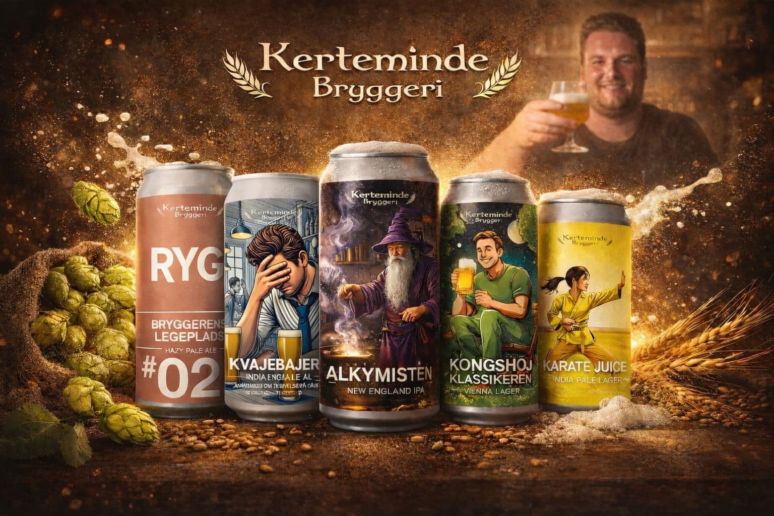 Ølsmagning - Kerteminde Bryggeri