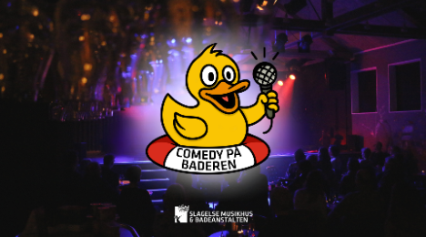 Comedy på Baderen - august 2026