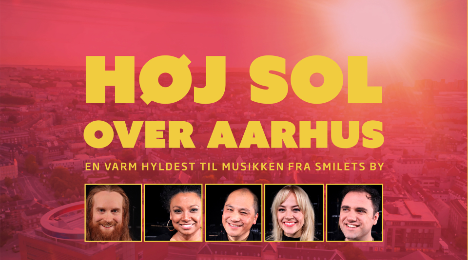 Høj sol over Aarhus