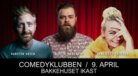 ComedyKlubben - Nørgaard, Green & Thuesen