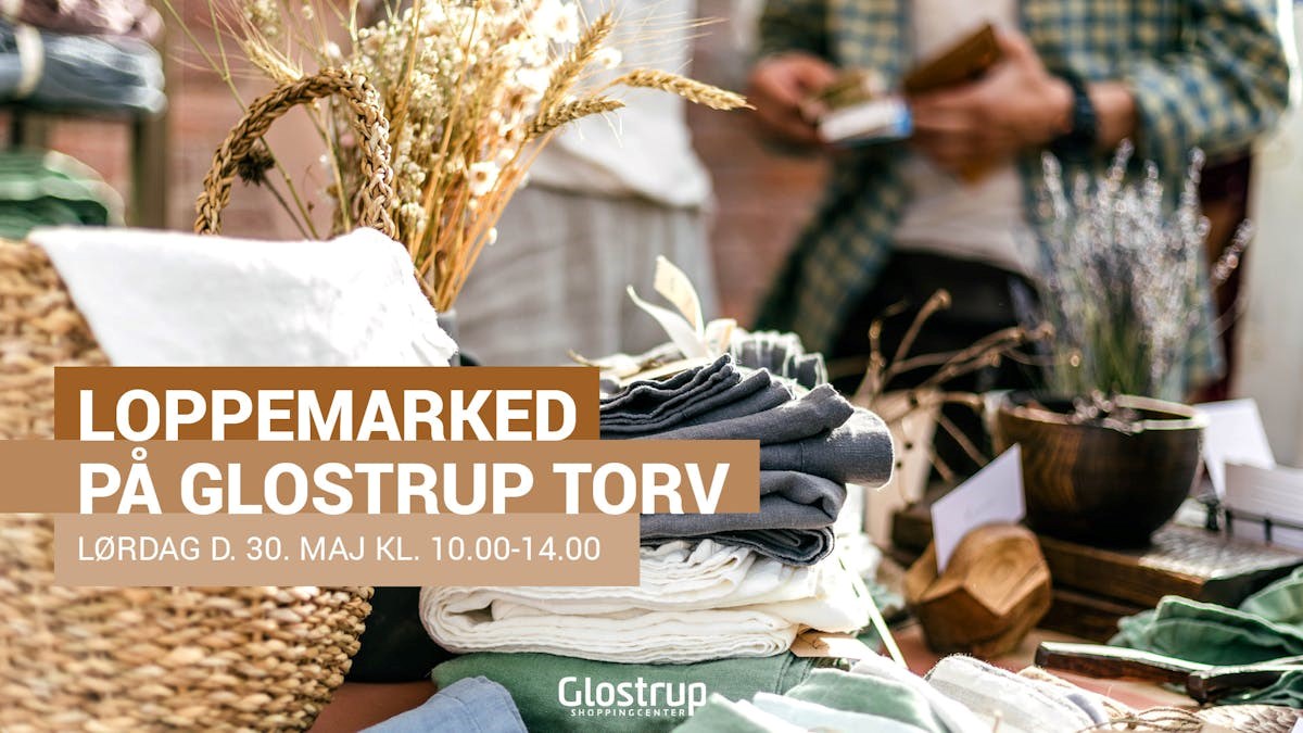 Loppemarked på Glostrup Torv