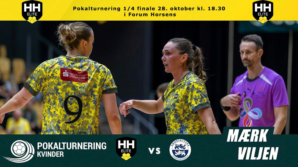 Pokalturneringen 1/4 finale HH Elite mod Sønderjyske Kvindehåndbold
