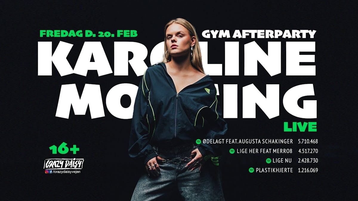 Karoline mousing live / 20 FEB / CD VEJEN / 16+