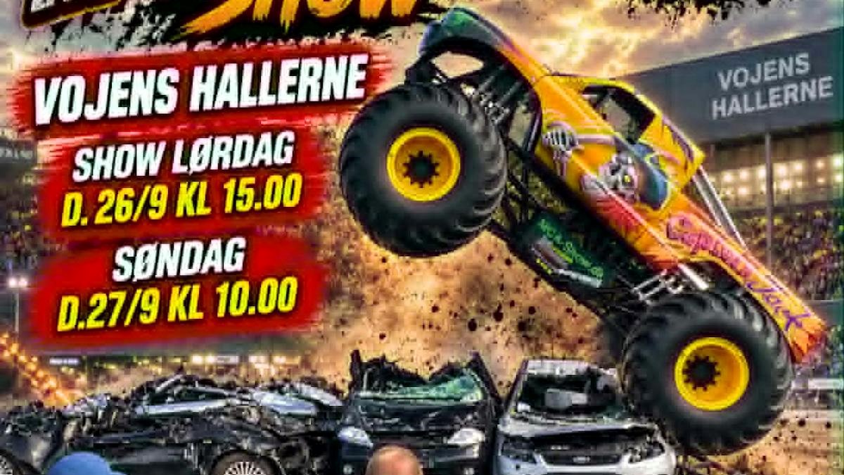 Monstertruck og stuntshow i Vojens