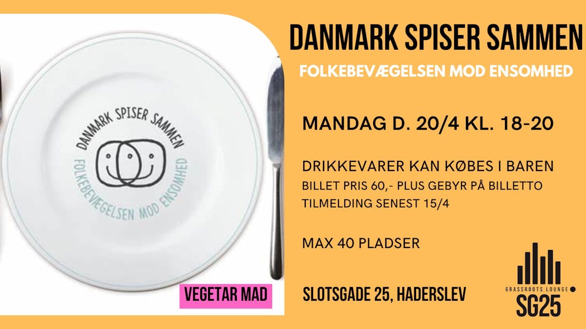 Danmark Spiser Sammen - Vegetarisk Fællesspisning