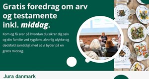 Gratis foredrag om testamente, ægtepagter og arv - på Hotel Højgården i Fjerritslev den 22 oktober