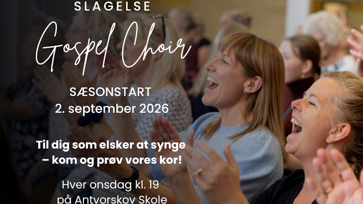 Tilmelding til Slagelse Gospel Choir - Efterår 2026
