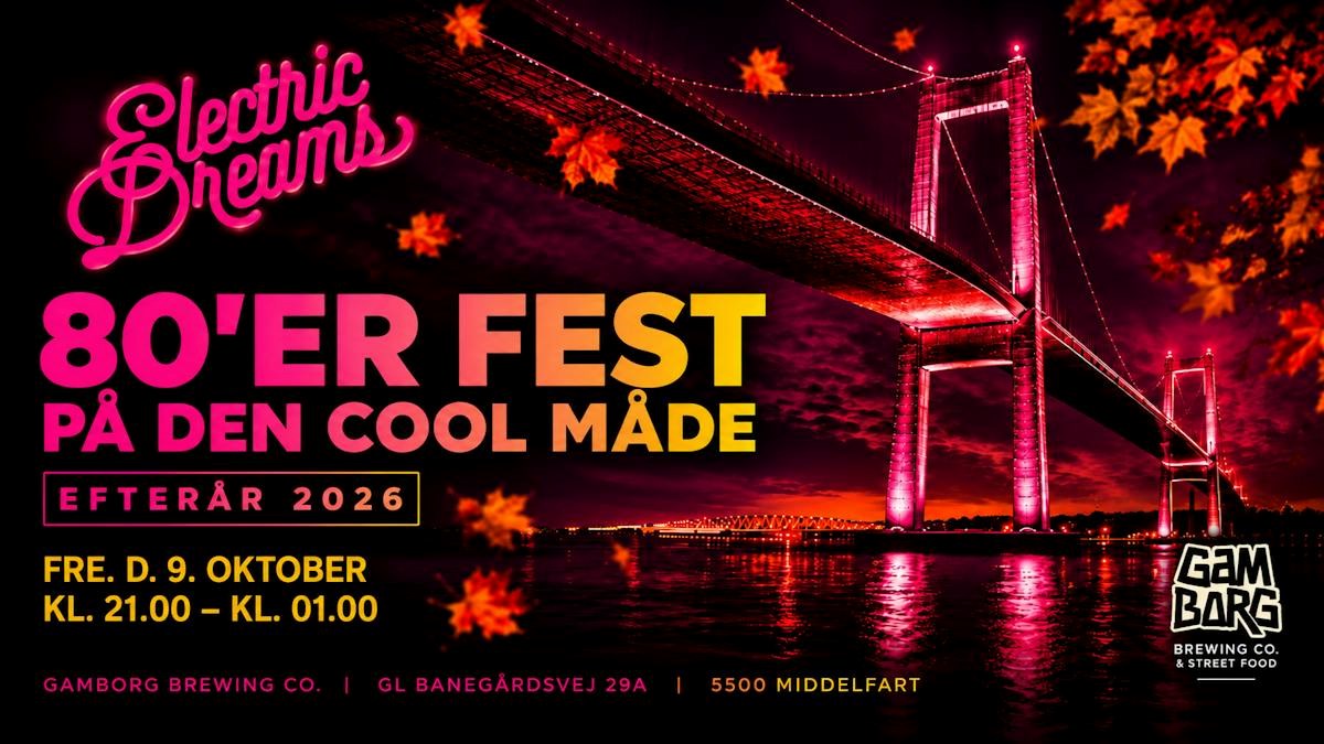 80'er fest på den COOL måde - Efterår '26