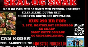 Festlig Frokost m/ Live musik. En Hyggelig dag for et voksent publikum