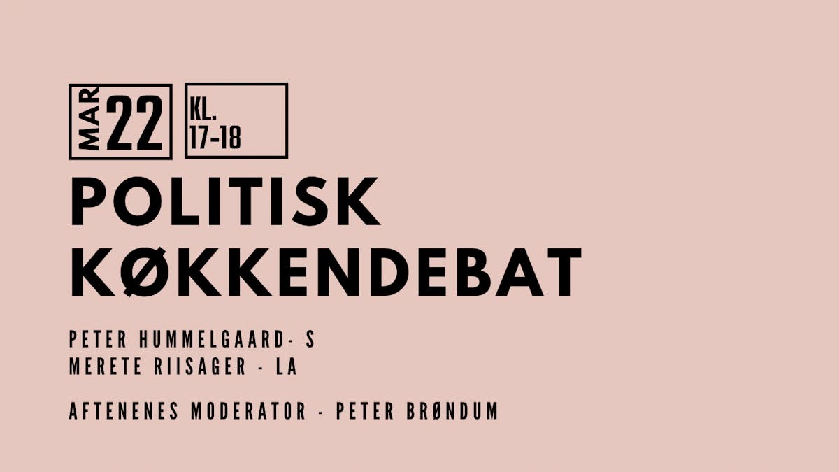 Kom til Politisk Køkkendebat