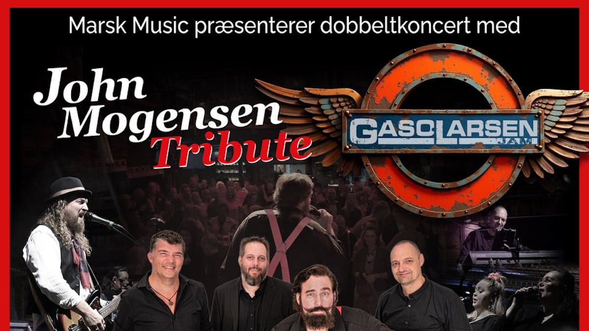 Dobbelt koncert: John Mogensen tribute og GasoLarsen