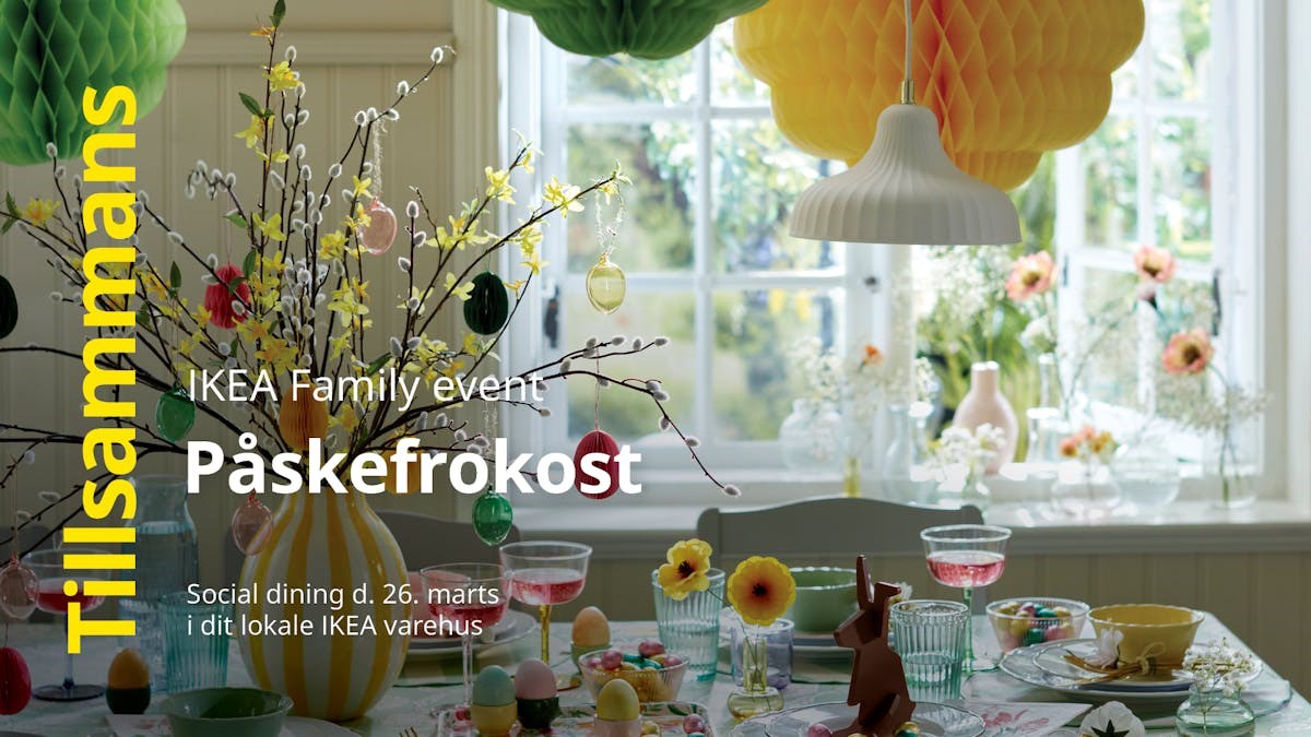 Påskefrokost i IKEA Gentofte - torsdag