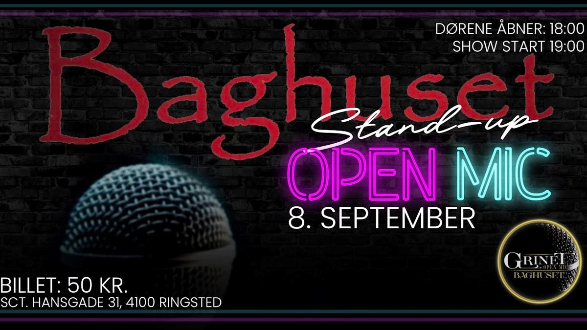 Grinet open mic - baghuset