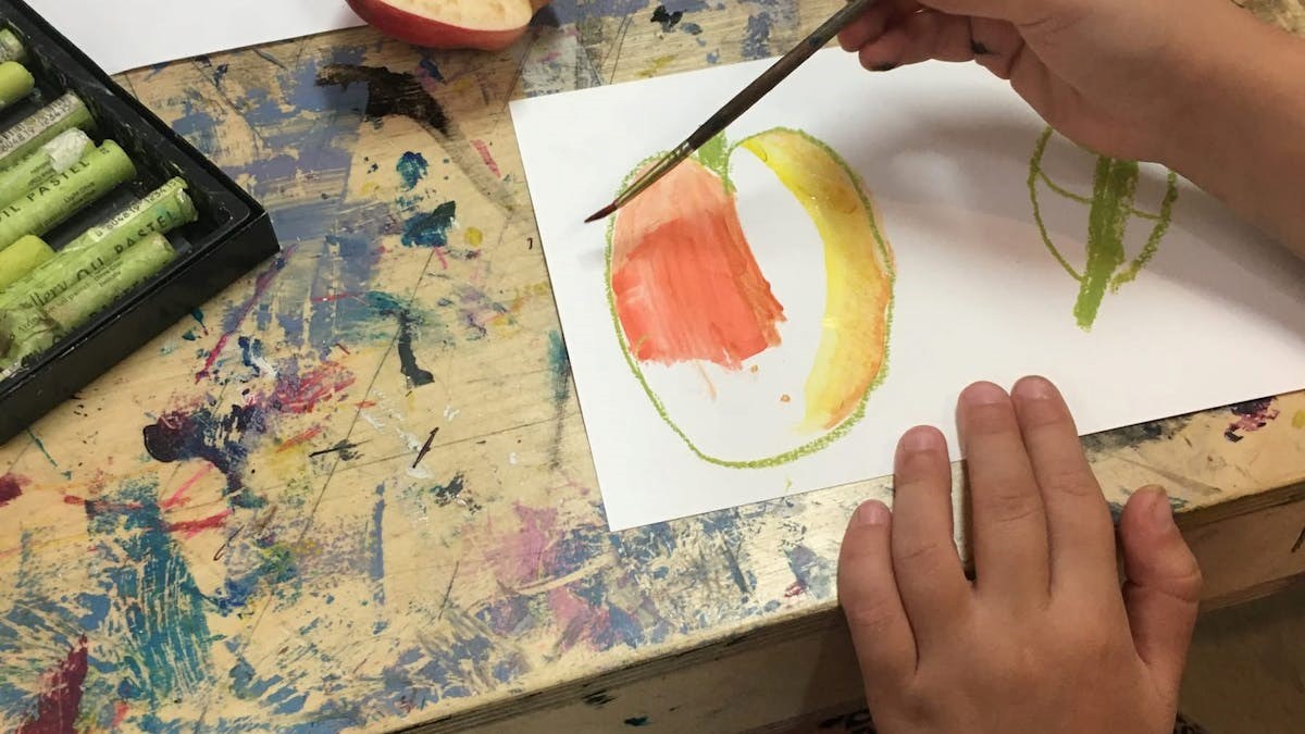 Familieworkshop fra 3år - Vi tegner og maler med naturen