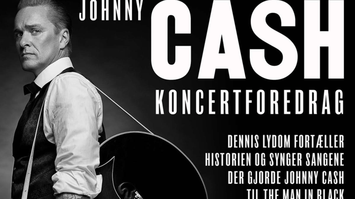 Johnny Cash koncertforedrag m/Dennis Lydom og fællesspisning