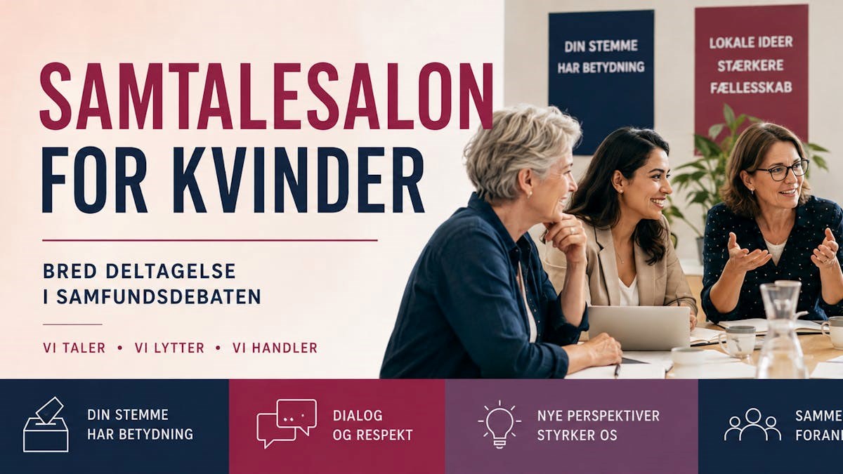 Samtalesalon for samfundsinteresseret kvinder