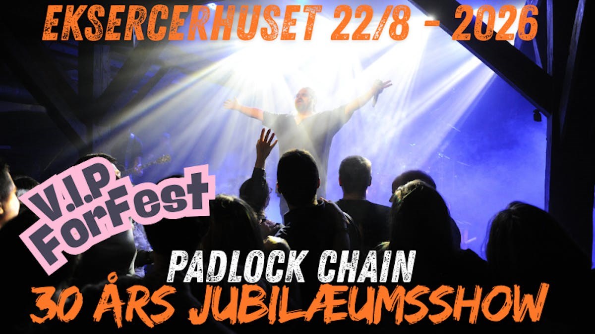 Padlock chain 30 år - perlebryllup!