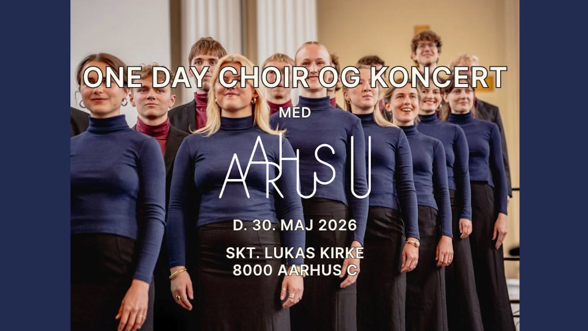 One Day Choir og koncert med Aarhus U