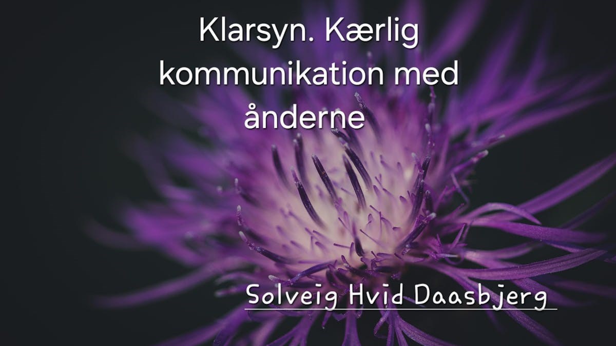 Klarsyn. Kærlig kommunikation med Ånderne