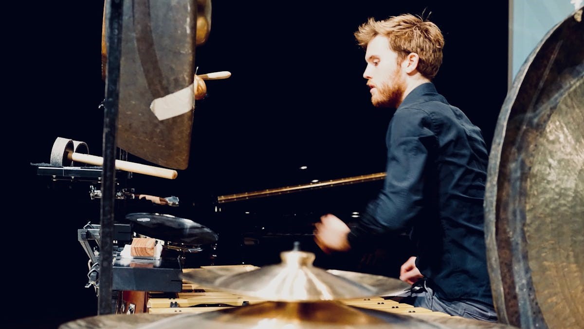 Slagtøjskoncert med Malte Vendelby