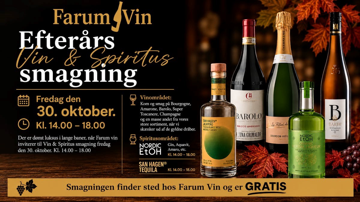 Efterårs Vin- & Spiritussmagning