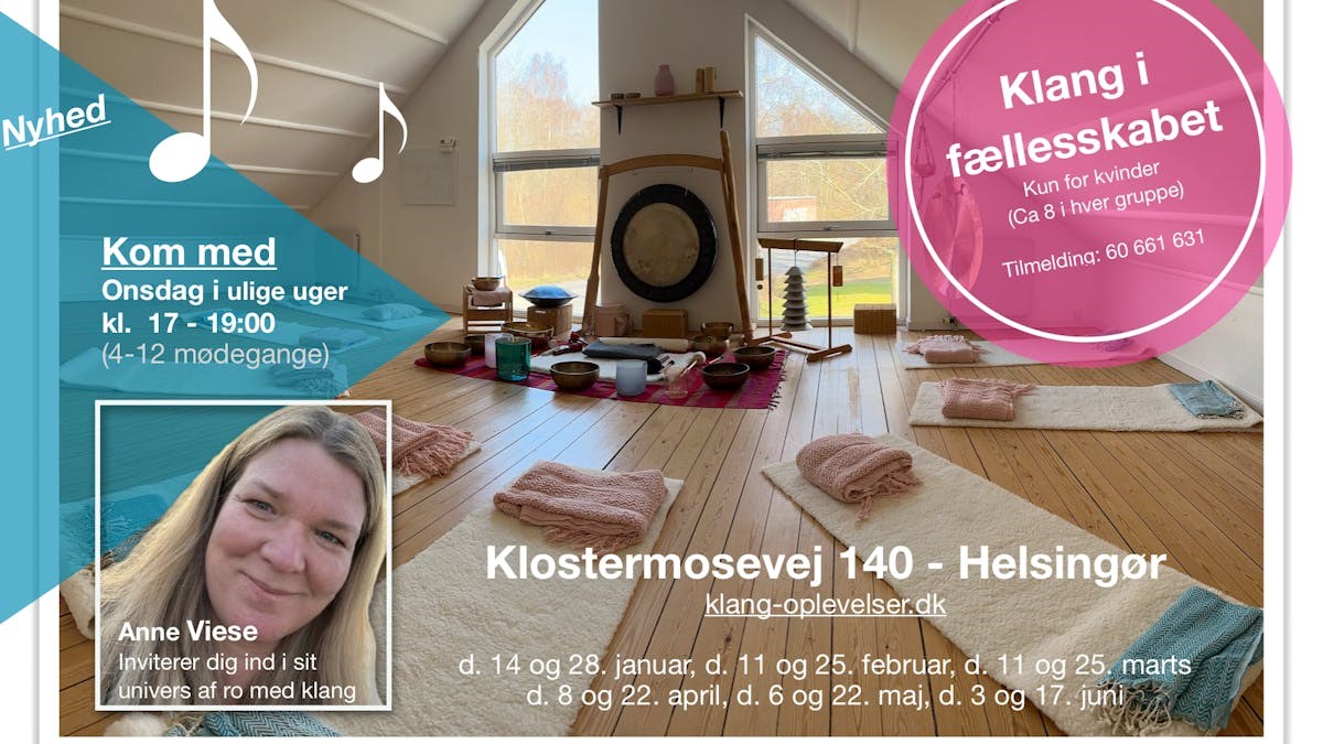 Helsingør: Klang i fællesskabet (kun for kvinder) 4-12 mødegange