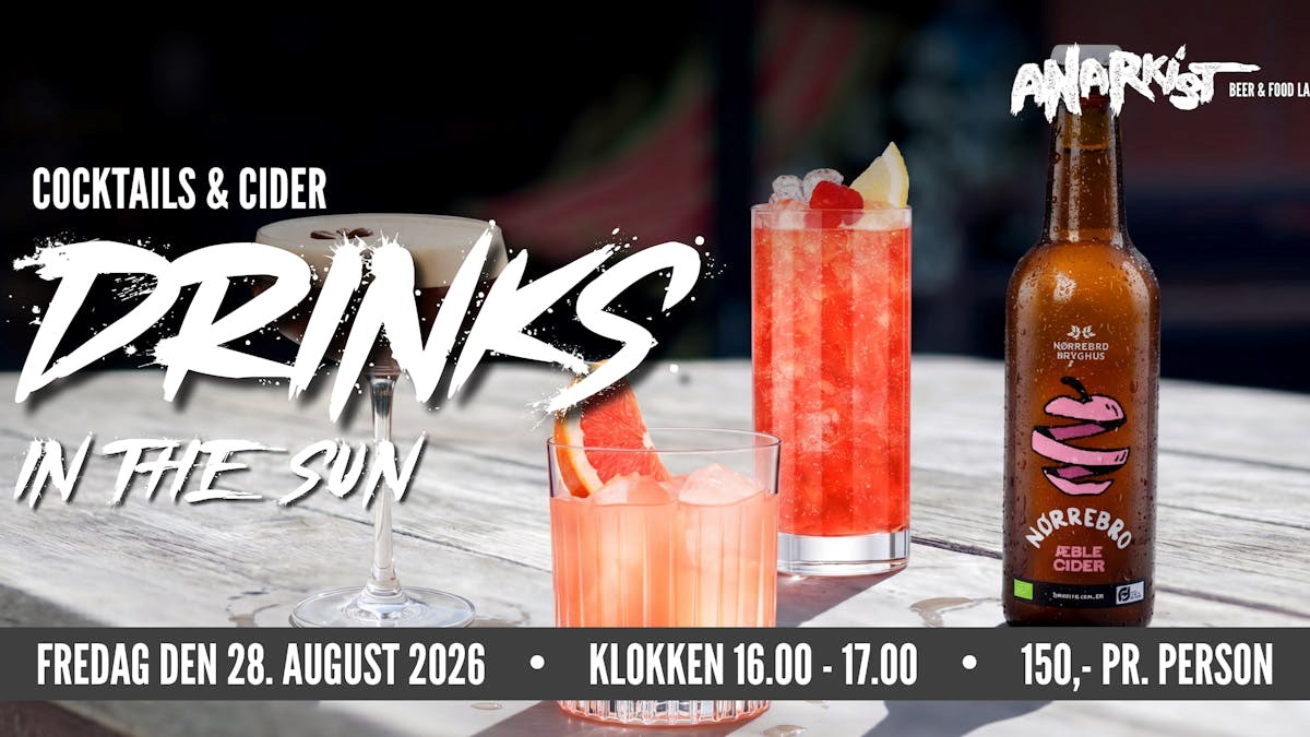 Drinks in the sun - Cocktails & cider