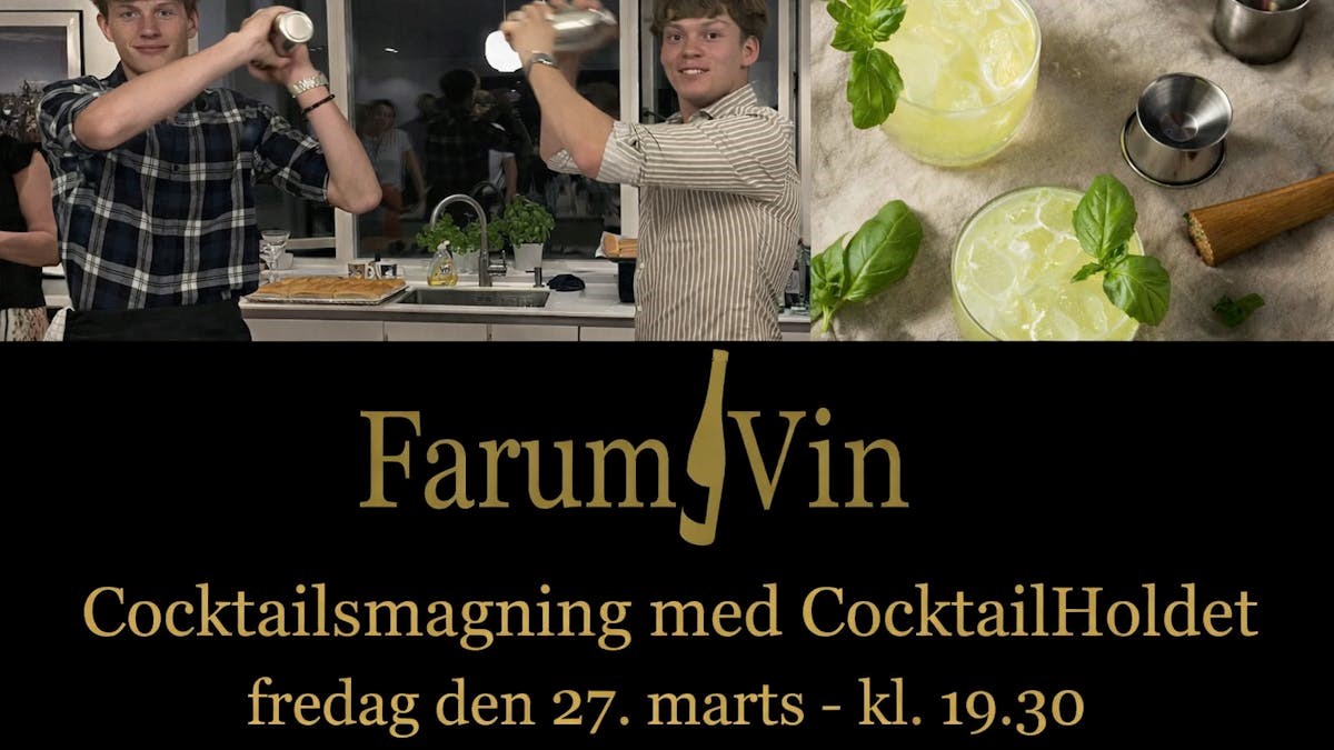 Cocktailaften med CocktailHoldet - KØB 1 & FÅ2