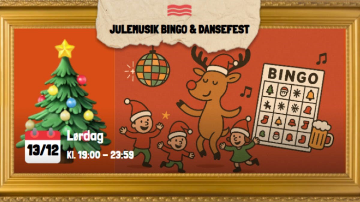 Julemusik Bingo og Disko