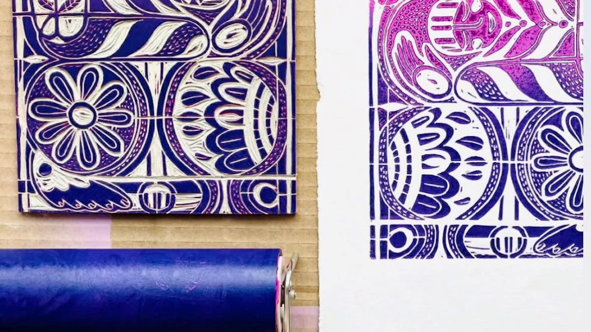 Workshop; Linoliumstryk på den enkle