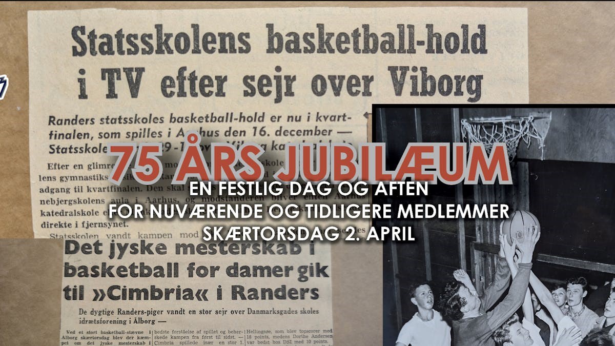 75 års jubilæum - basketball i Randers