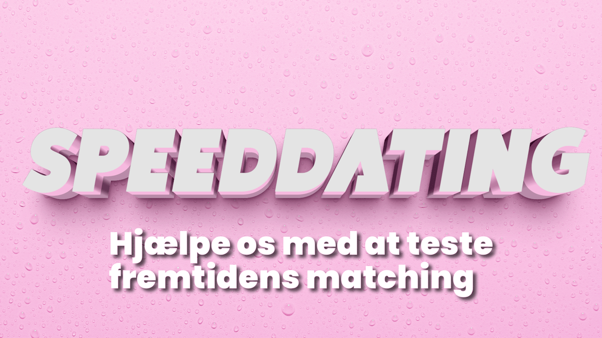 Speeddating i Ringsted 40-55 år