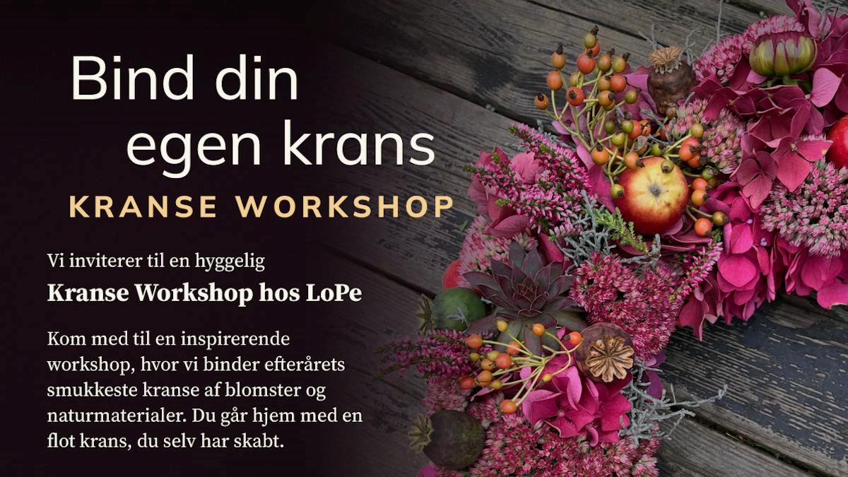 Bind din egen krans - workshop
