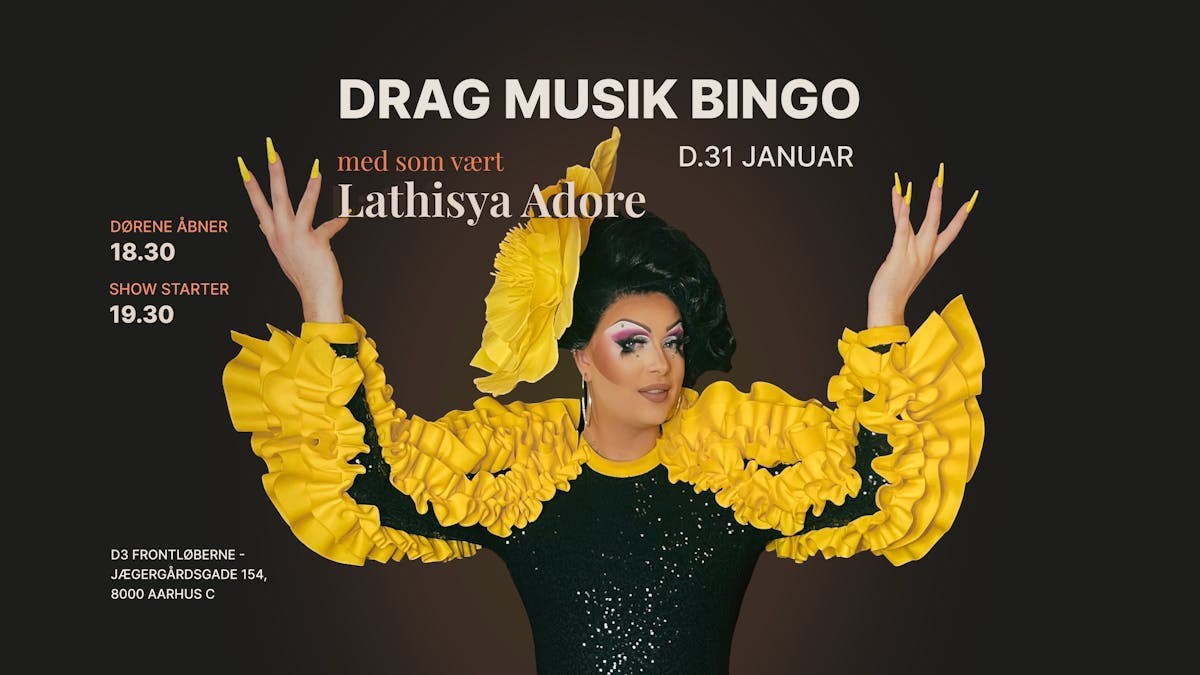 Drag musikbingo med Lathisya Adore