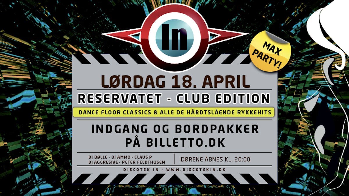 Discotek IN - Reservatet - Club Edition