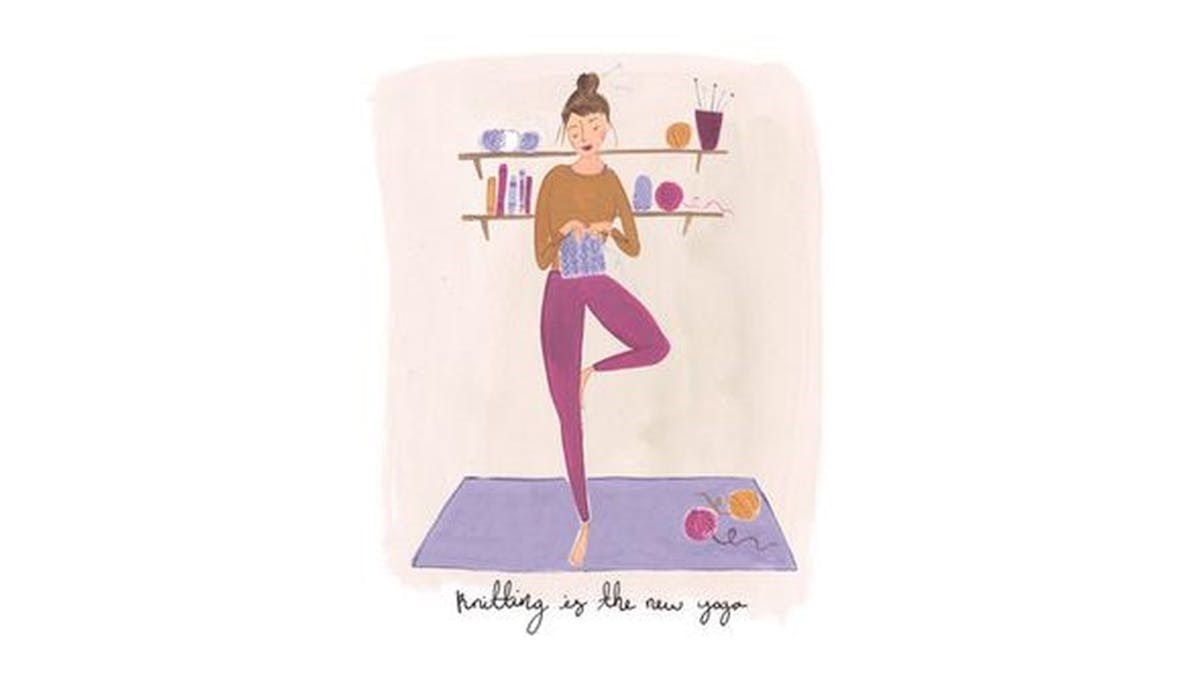 2) Strik og yoga - Hækling og yoga kl. 12.30-13.45