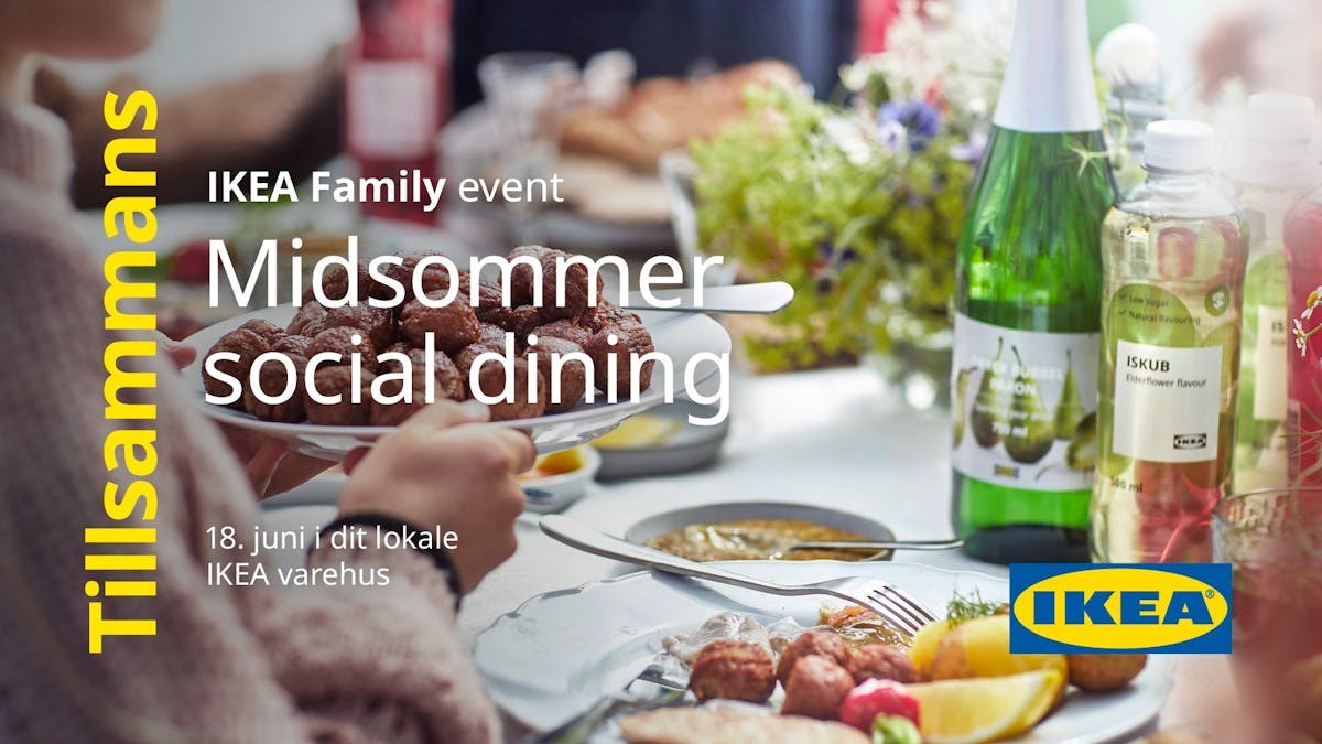 Midsommer social dining i IKEA Taastrup