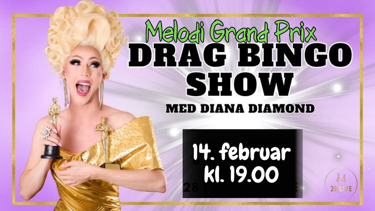 Melodi Grand Prix aften & musik bingo med Diana Diamond