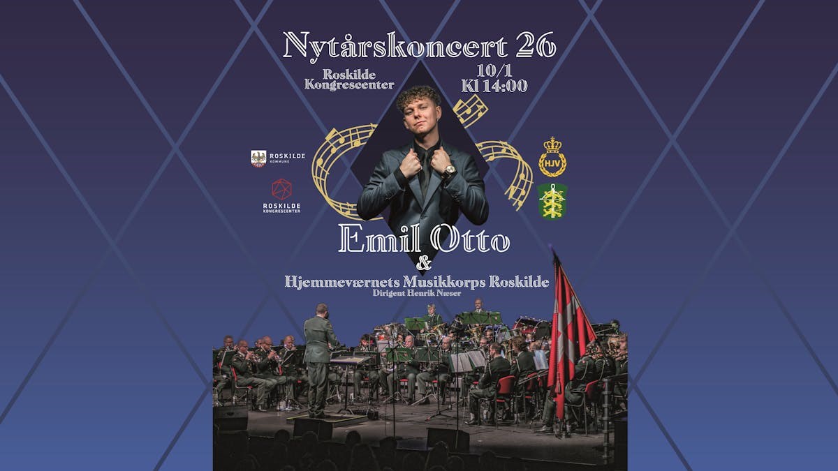 Nytårskoncert 2026 Hjemmeværnets Musikkorps Roskilde